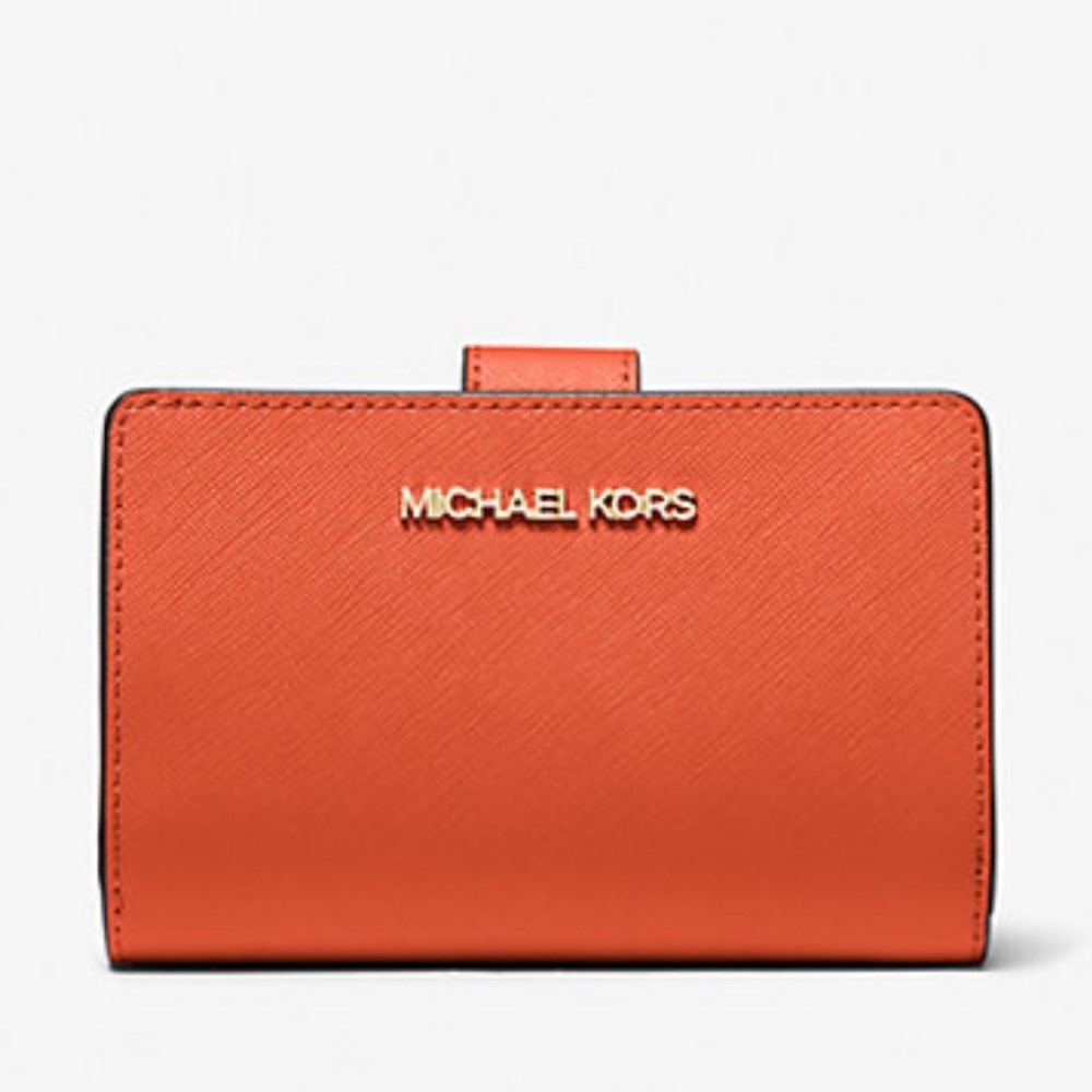 Michael Medium Crossgrain Leather Bifold Wallet
Red Clay 
NWT - Picture 2 of 16